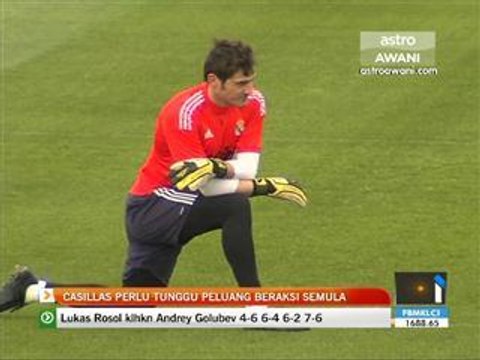 Casillas tunggu peluang beraksi semula