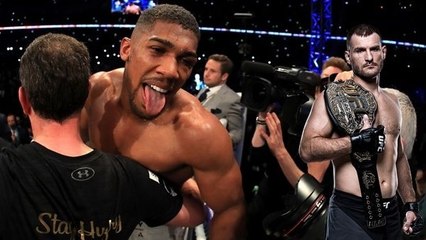Anthony Joshua fait monter la pression sur les combattants poids lourd de l'UFC
