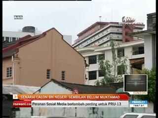 Senarai calon belum muktamad