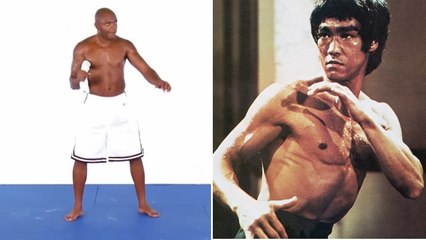 Quand Anderson Silva essaie d'imiter Bruce Lee à l'entraînement