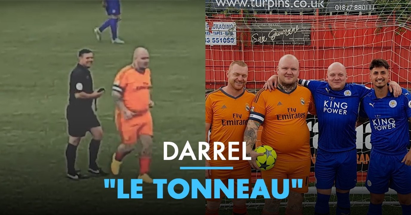 Découvrez Darrel "le Tonneau", la nouvelle sensation du foot amateur anglais