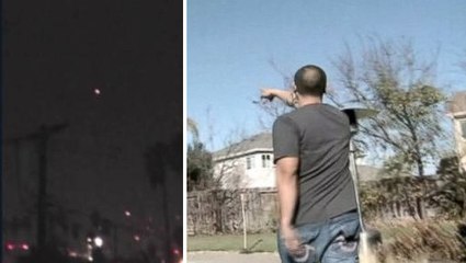 Un OVNI aperçu lors du feu d'artifice du Nouvel An en Californie