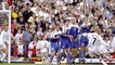David Beckham s'entraîne aux coup-francs la veille de son mythique coup franc contre la Grèce en 2001