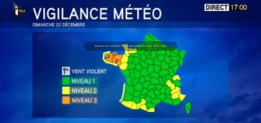 Alerte météo : vigilance orange vents violents en Bretagne