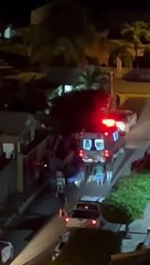 Momentos cuando sacaban el cuerpo del expelotero Odalis Pérez