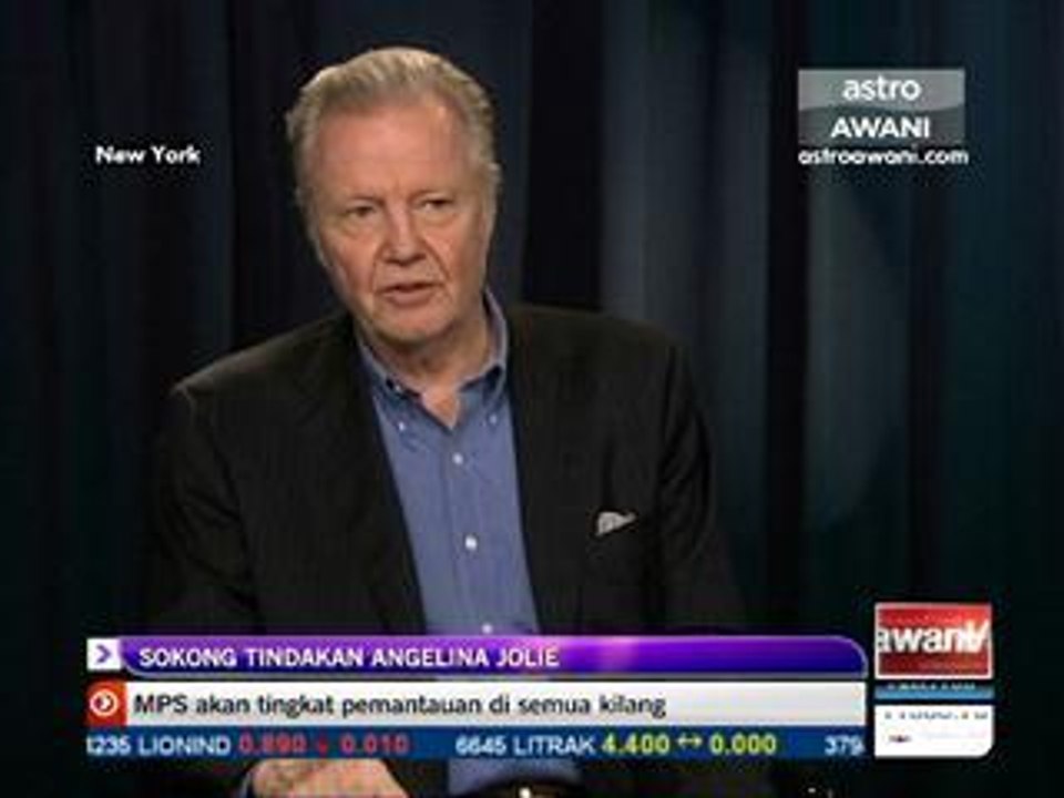 Jon Voight sokong tindakan Angelina Jolie