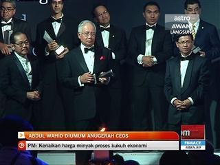 Abdul Wahid diumum Anugerah CEOS
