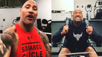 Voilà pourquoi The Rock est une machine : regardez ce qu'il faisait dès le 1er janvier