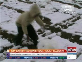 Cuaca Buruk di Peru, Status Darurat Diperpanjang ⛈️