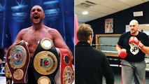 Tyson Fury s'est remis à l'entraînement... De la vitesse, de la puissance, mais aussi du bide !