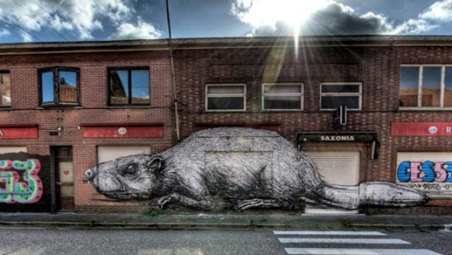En Belgique, le village abandonné de Doel est devenu le repaire des artistes graffeurs