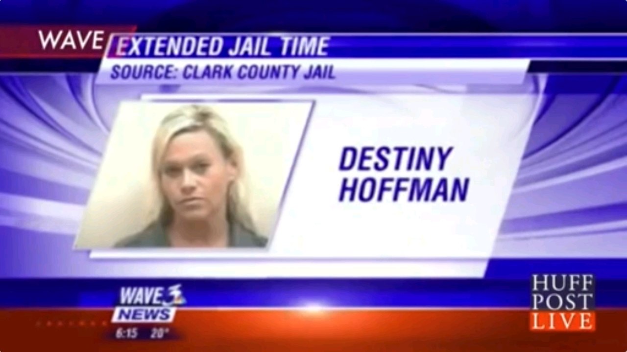 Oubliée après avoir été condamnée à 2 jours de prison, Destiny Hoffman y passe finalement 154 jours