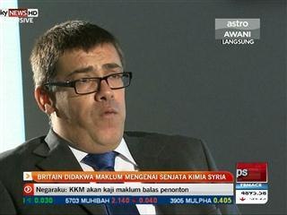 Britain didakwa maklum mengenai senjata kimia Syria
