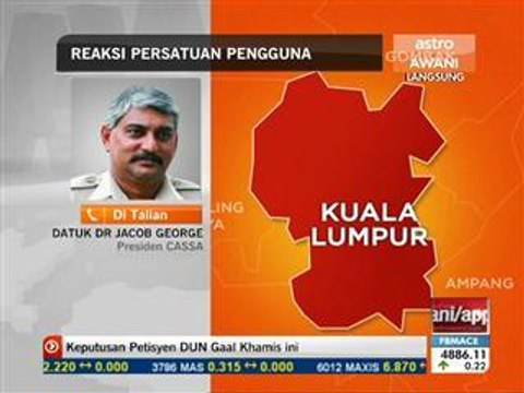 Harga minyak naik: Reaksi persatuan pengguna