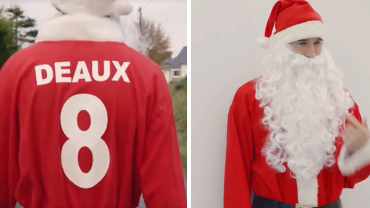 Lucas Deaux et Zlatan Ibrahimovic jouent les pères Noël