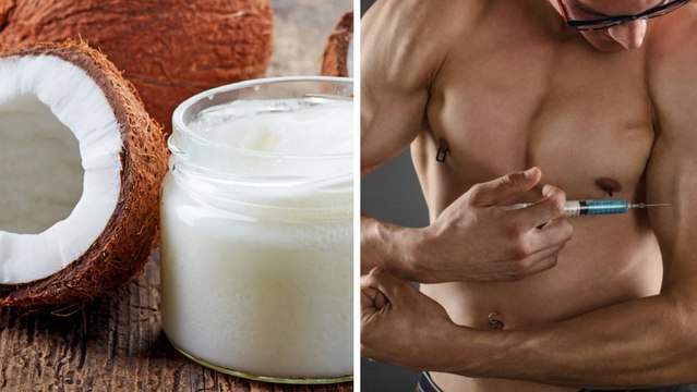 Un bodybuildeur s'est injecté de l'huile de de noix de coco