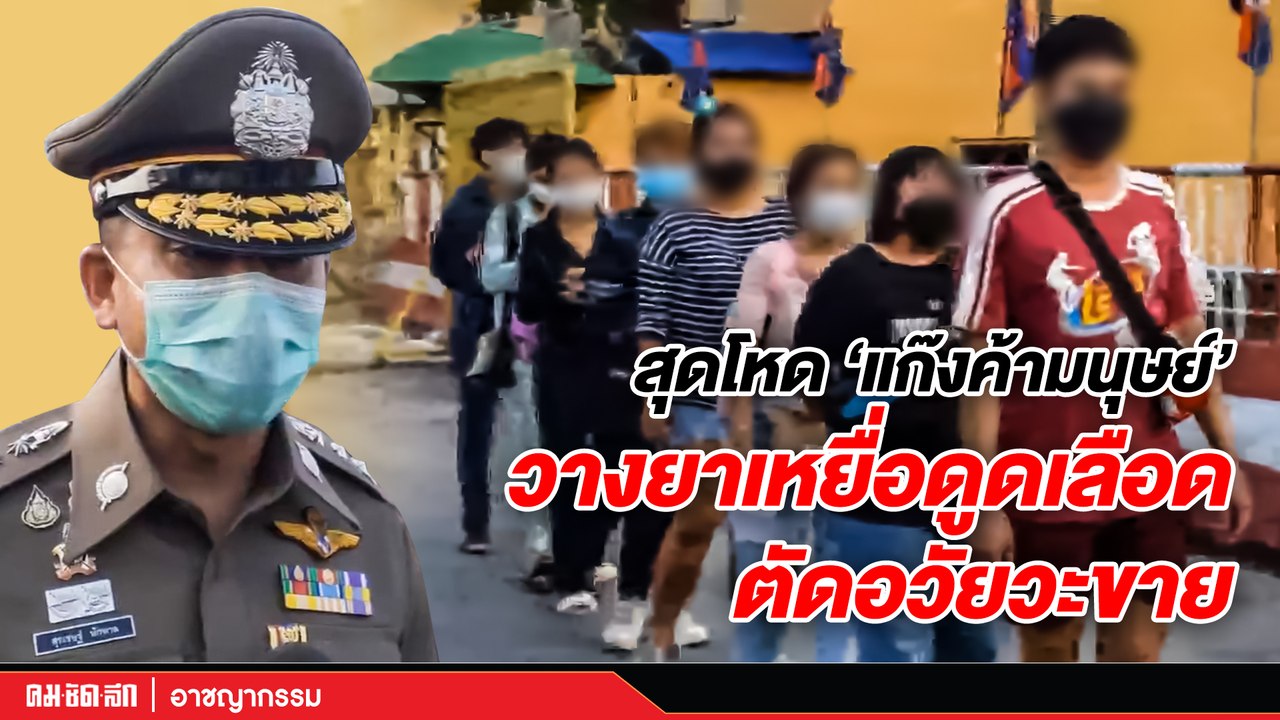 (คลิป) สุดโหด "แก๊งค้ามนุษย์" วางยาเหยื่อ ก่อนดูดเลือด-ตัดอวัยวะขาย