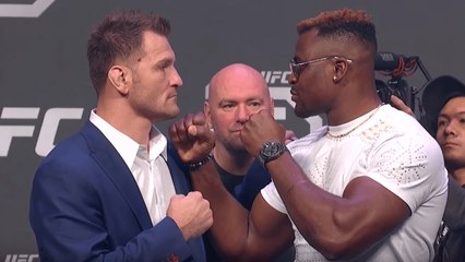 La confiance de Stipe Miocic fait beaucoup rire Francis Ngannou