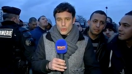 BFMTV : Un journaliste pris à partie pendant la grève des chauffeurs de taxi