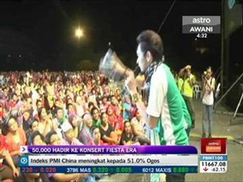 50,000 hadir ke Konsert Fiesta Era