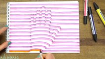 Découvrez comment dessiner une main en 3D très facilement avec des feutres !