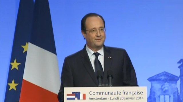 François Hollande aux Pays-Bas : ''Deux présidentes, c'est pas en France qu'on verrait une chose pareille !''