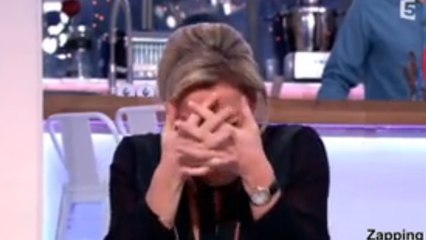 C à vous : Anne-Sophie Lapix a un fou rire en pleine émission