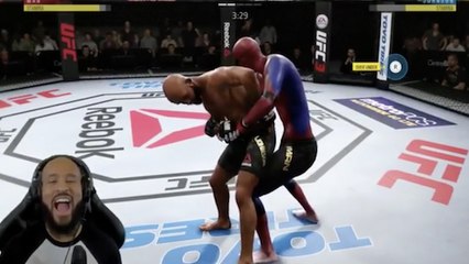 Demetrious Johnson mort de rire en défendant sa propre soumission sur UFC 3