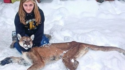 Un homme demande à sa fille de 11 ans d'abattre un puma et dévoile les photos