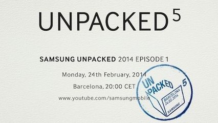 Samsung Galaxy S5 : Suivez la conférence de présentation en direct