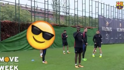 Le petit pont magique de Samuel Umtiti sur Ter Stegen