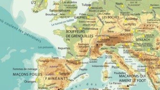 Cette carte du monde des clichés fait polémique !