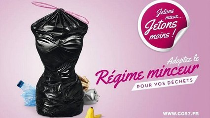 Un sac-poubelle en forme de femme : la publicité qui fait scandale en Moselle