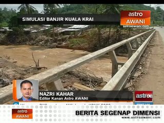 Simulasi banjir Kuala Krai