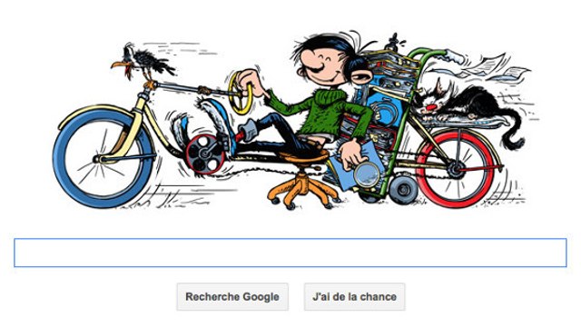 Un Doodle Google pour immortaliser les 57 ans d'existence de Gaston Lagaffe