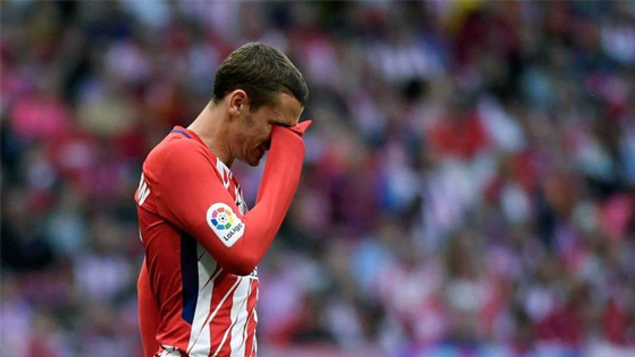 Antoine Griezmann en pleur, Diego Simeone et Diego Godin viennent à son secours