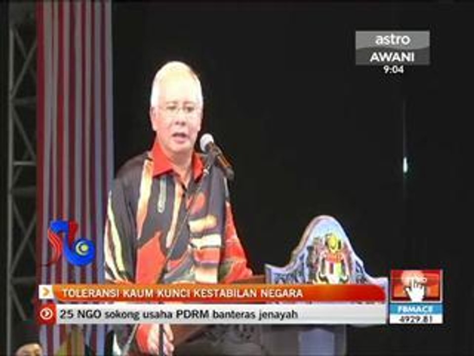 Toleransi kaum kunci kestabilan negara