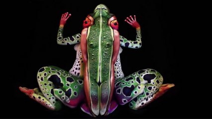 Cette grenouille est une formidable illusion d'optique !