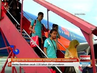 AirAsia rai 56 kanak-kanak sempena hari merdeka
