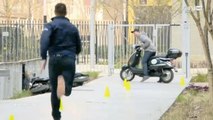 Vanessa Le Moigne chute en scooter dans l'Expresso sur BeIN Sports