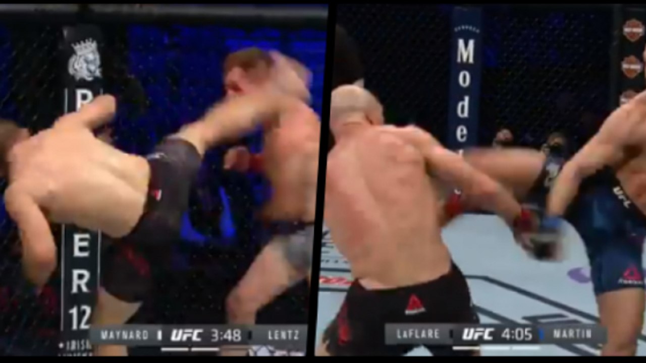 UFC 229 : Les deux headkick incroyables de Nik Lentz et Tony Martin