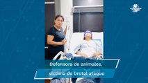 Atacan a golpes a joven activista por intentar defender a un perro en San Luis Potosí