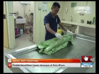 Jumpa mayat bayi terapung di UiTM Dungun