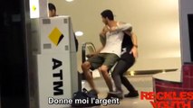 Caméra cachée : Il voulait simuler une agression à un distributeur d'argent, mais cela a mal fini !