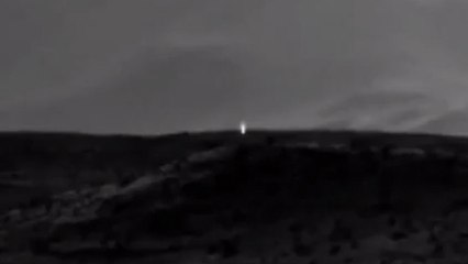 Une lumière photographiée par Curiosity sur Mars !