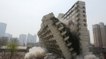 Un immeuble chinois a été coupé en deux au millimètre près !