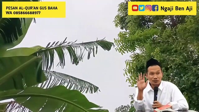 Gus Baha Reflections on the life of Narukan, Rembang, Central Java