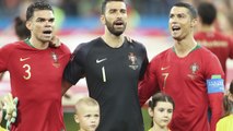 Pourquoi Cristiano Ronaldo est toujours de côté pendant l'hymne portugais ?