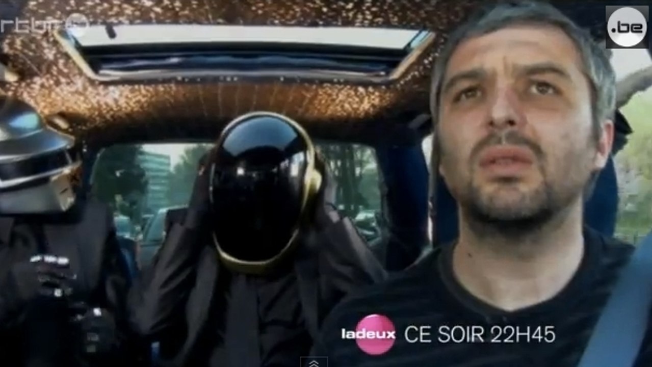 Michel Drucker et Salvatore Adamo déguisé en Daft Punk à la télé belge !