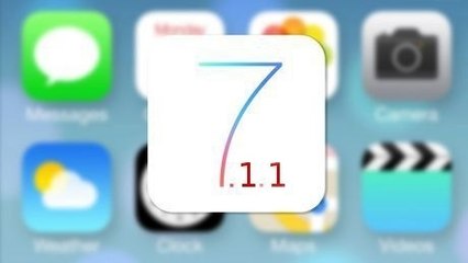 iOS 7.1.1 : Tutoriel d'installation de la mise à jour du système d'exploitation pour iPhone et iPad